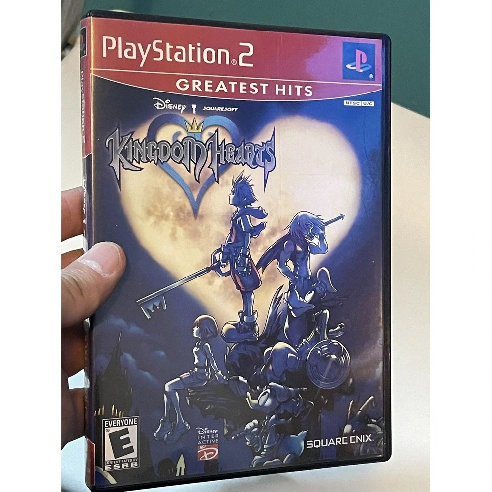Kingdom Hearts Greatest Hits (Sony Playstation 2, 2002) With Manual
